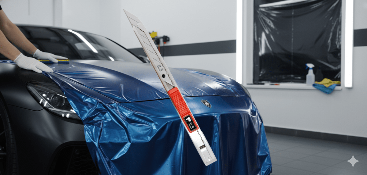 CUCHILLO CORTANTE CUTTER  PARA ROTULACION VEHICULAR HOJA DE 9 MM S506, SINSEUNG KOREA6