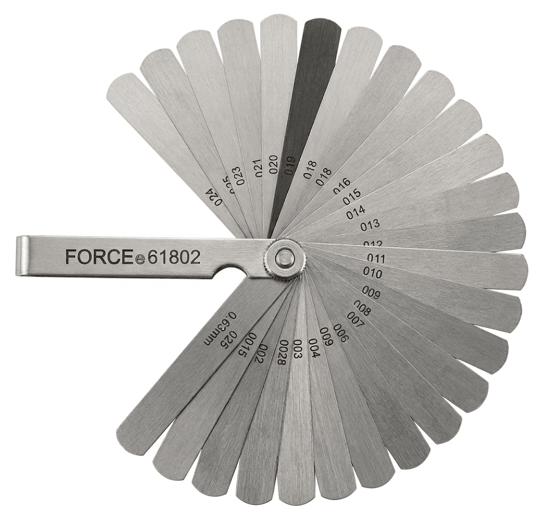 Feeler 0,04 - 0,63 Mm 26 Pzs. (61802), Force1
