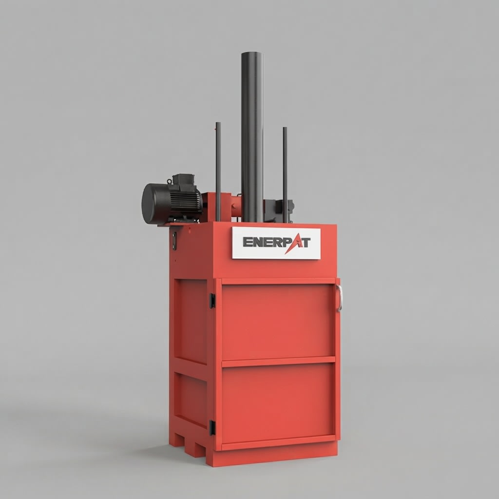 Prensa Compactadora de Tambores y Filtros de Aceite – Modelo DC Enerpat1
