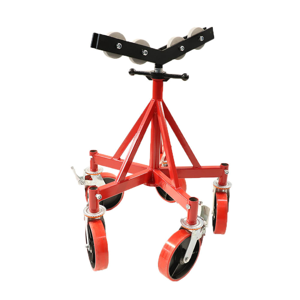 SOPORTE PARA TUBOS INDUSTRIAL CON RUEDAS 2300 KG / 5000 Lb (CY06)2
