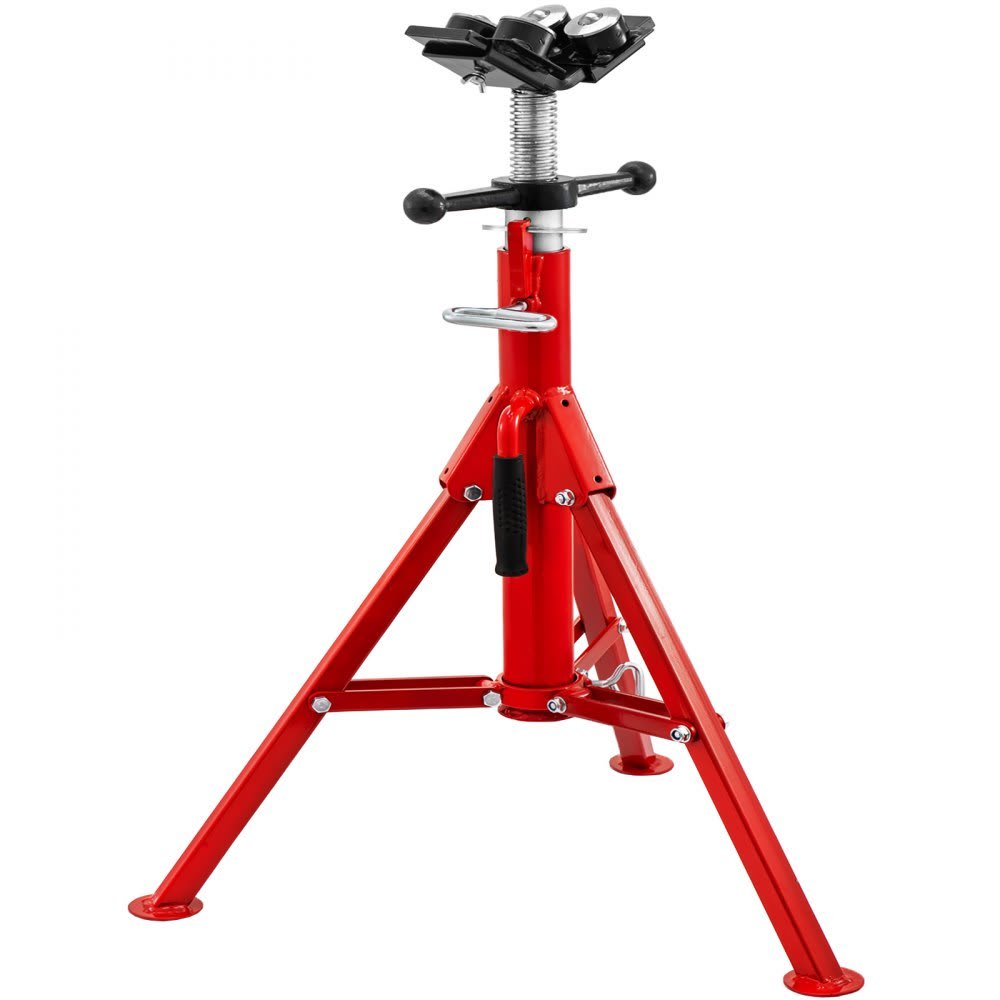SOPORTE PARA TUBOS PLEGABLE CON DOBLE RODILLO  HASTA 12