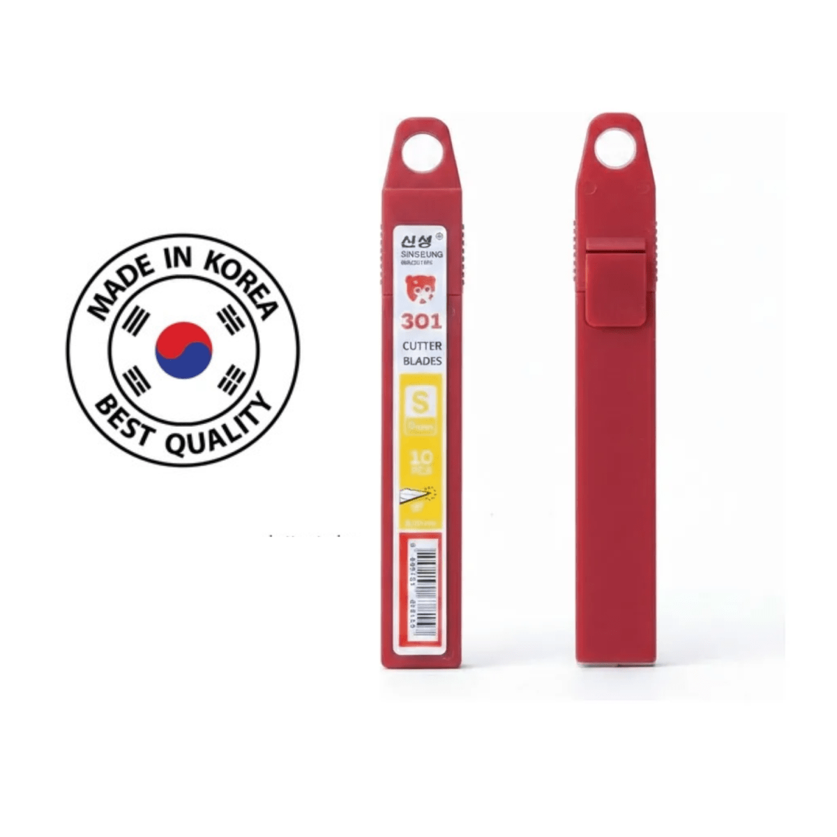 REPUESTOS CUCHILLO CORTANTE CUTTER 30° DE 9 MM PACK 10 UNIDADES, SINSEUNG KOREA7