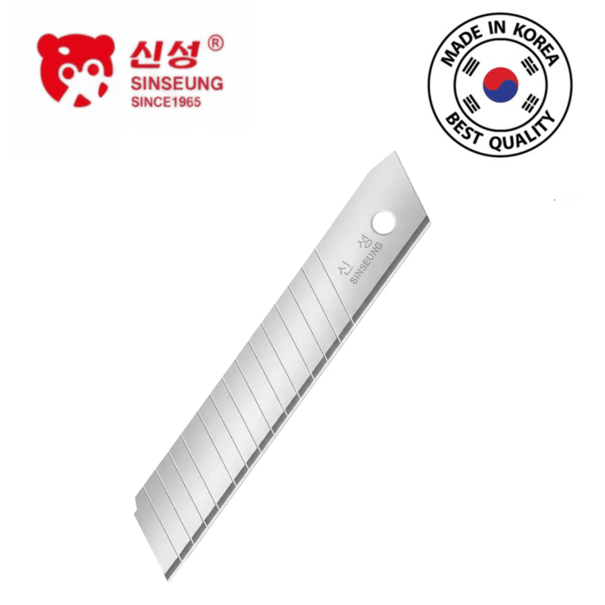 PEPUESTOS CUTTER 60° DE 18 MM PACK 10UN, L206 SINSEUNG KOREA1