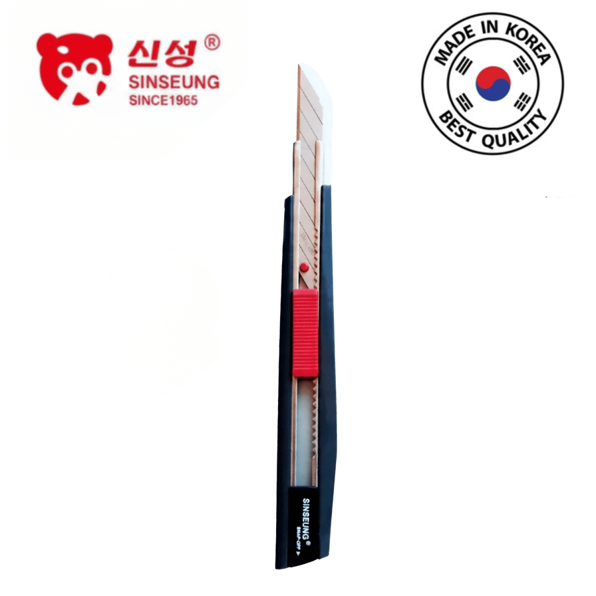 CUCHILLO CORTANTE CUTTER PROFESIONAL HOJA DE 9 MM S505, SINSEUNG KOREA1