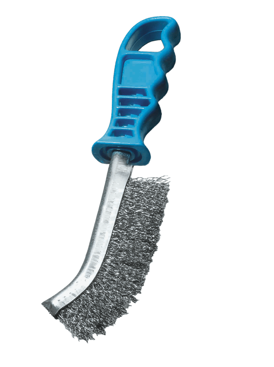 ESCOBILLA DE ACERO MANGO PLASTICO DE 1 HILERA (056.301)3