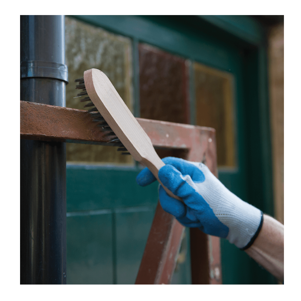 ESCOBILLA ALAMBRE ACERO 6 X 19 ONDULADA RECTANGULAR SIN MANGO (140.292)6