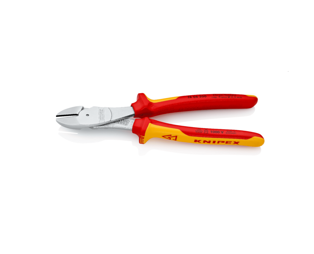 Alicate Corte Diagonal 8 Pulgadas 1000v. (7406200), Knipex2