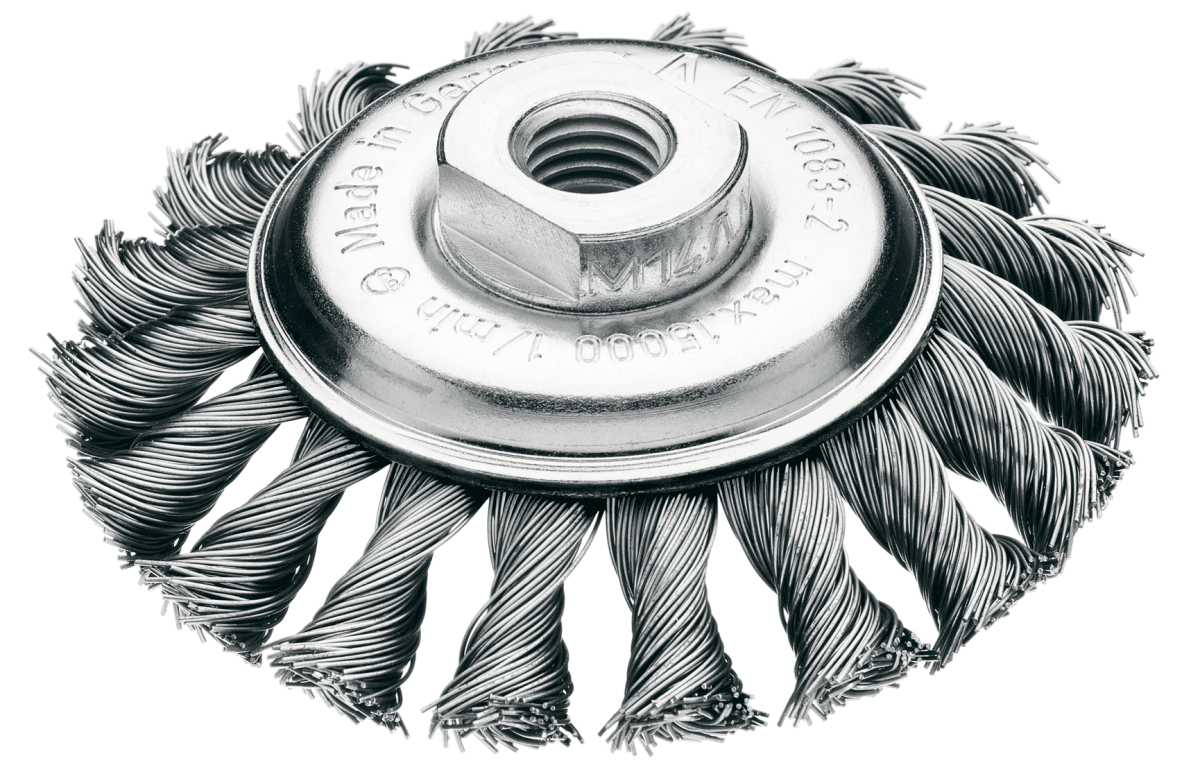 GRATA COPA PLANA DE 4'' AC. TRENZADO M14 DE 0.50MM (471.257)1