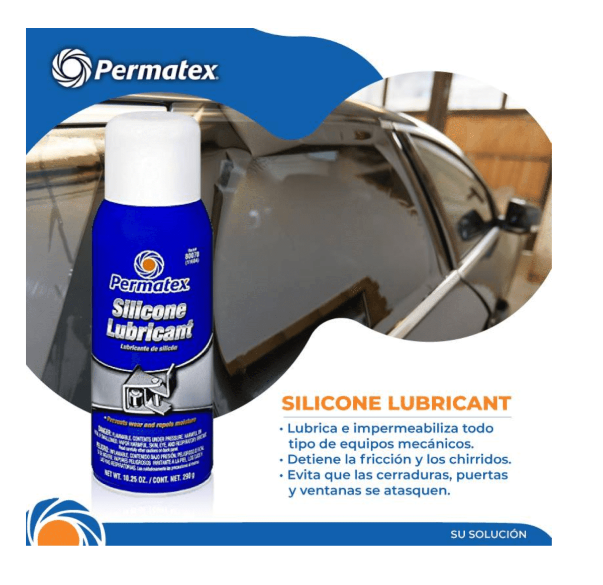 Lubricante En Aerosol De Silicona, 16 Oz (80070)2