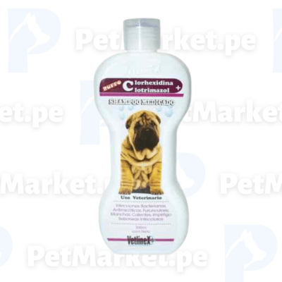 Shampoo Medicado Clorhexidina+Clotrimazol Vetlinex 300ml1