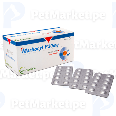 Vetoquinol Marbocyl P 20mg x 1 Comprimido1