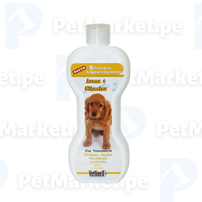 Shampoo hipoalergenico Avena+Glicerina Vetlinex 300ml1