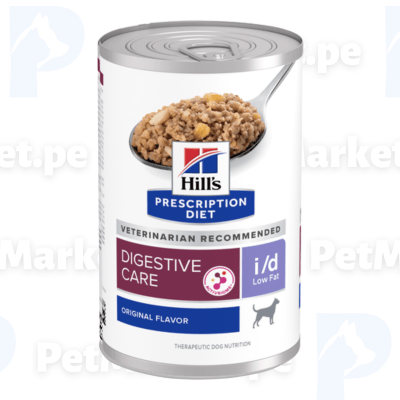 Hills i/d Low Fat Lata 370ml – Cuidado Digestivo y Control de Grasa