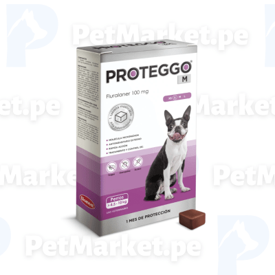 Proteggo 1M 100mg (4,5 a 10 Kg) Antipulgas para Perro