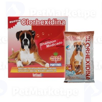 Shampoo Medicado Clorhexidina Vetlinex Sachet 50ml1