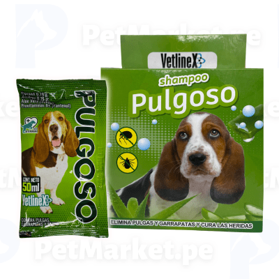 Shampoo Antipulgas Vetlinex Pulgoso Sachet 50ml