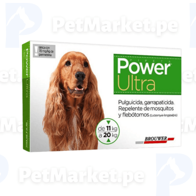 Pipeta Antipulgas Power Ultra Perro de 11 a 20kg