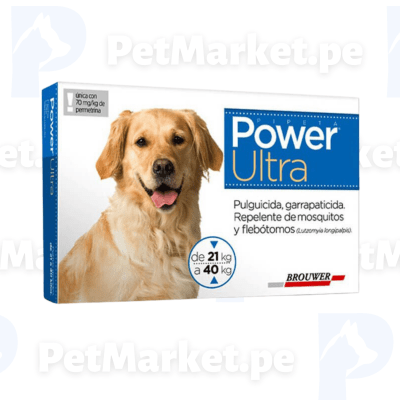 Pipeta Antipulgas Power Ultra Perro de 21 a 40kg