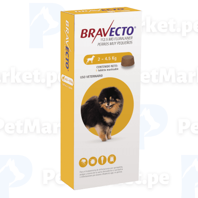 Bravecto Antipulgas para Perro 2 a 4.5kg1