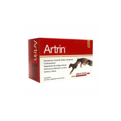 ARTRIN X30 Comprimidos Condroprotector para Mascotas1
