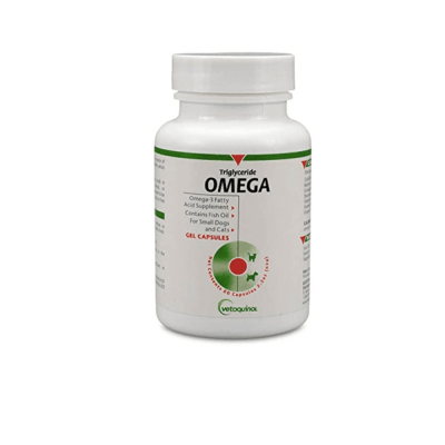 VETOQUINOL TRIGLYCERIDE OMEGA SMALL 60 capsulas