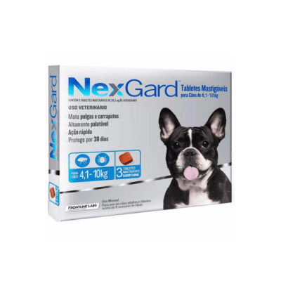 NEXGARD 4 a 10kg 3 tableta
