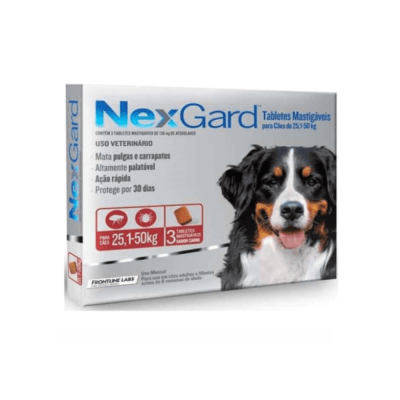 NEXGARD 25 a 50kg 3 tableta