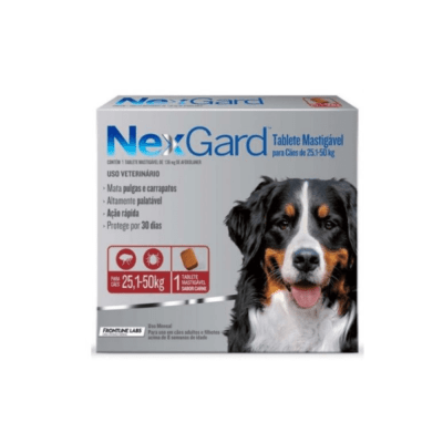 NEXGARD 25 a 50kg 1 tableta1