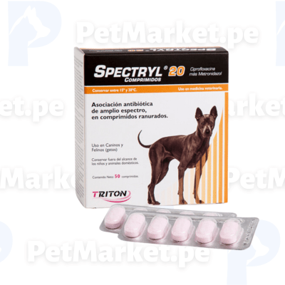 SPECTRYL 20 X comprimido