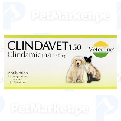 Clindavet Antibiótico 150mg X 32 comprimidos