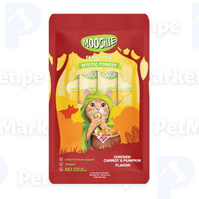 Moochie Snack Cremoso Pollo, Zanahoria y Calabaza