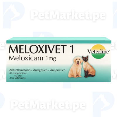 Meloxivet Analgesico Antiflamatorio 1mg X 40 comprimidos1