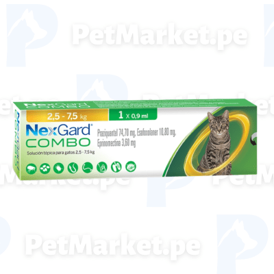 Nexgard Combo Gato 0.9Ml (2.5-7.5 Kg)1