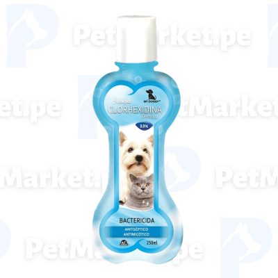 My Doggy Shampoo con Clorhexidina 250 ml – Antibacteriano y Antifúngico para Perros y Gatos