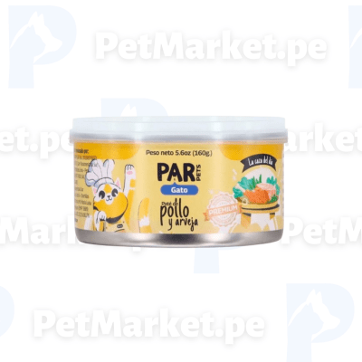 Par Pets gato paté de pollo y arveja 160g1