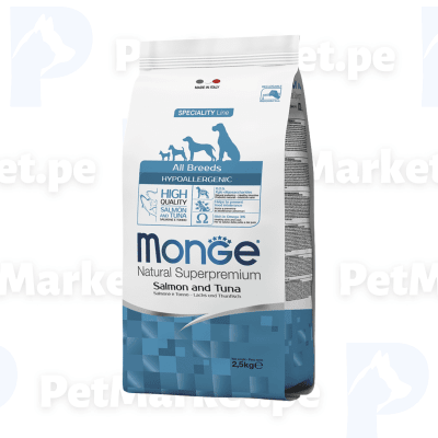 Monge Adult Hipoalergenico Salmon y Atún 2.5 kg1