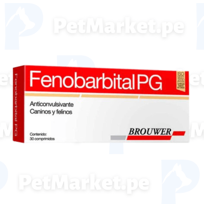 Fenobarbital 40mg Brouwer Para Perros Caja x 30 comprimidos