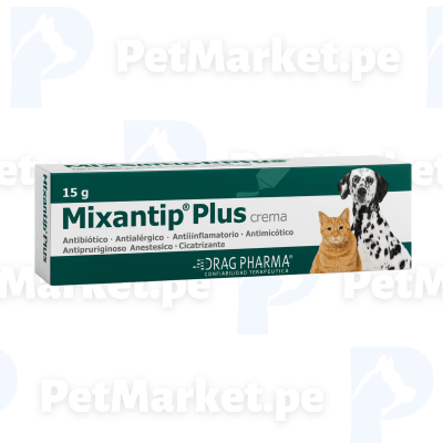 Mixantip Plus 15gr - Crema para Perro y Gato