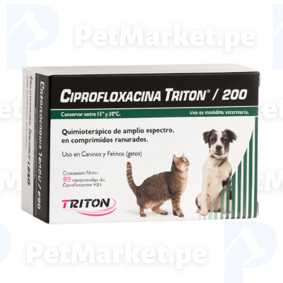 Ciprofloxacina 200mg x Comprimido1