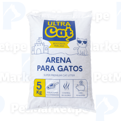 Ultra Cat Arena Granulada Perlada 5kg