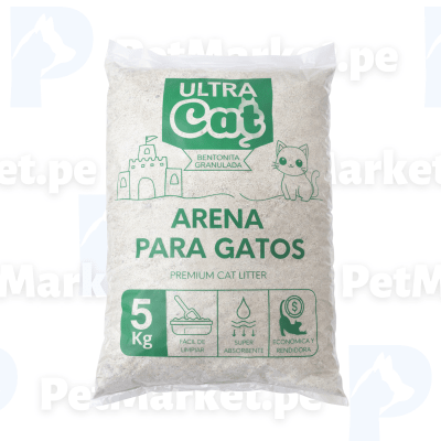 Ultra Cat Arena Granulada Fina 5kg