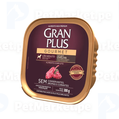 Gran Plus Pate Gourmet Perro Adulto Oveja Lata X 300 G