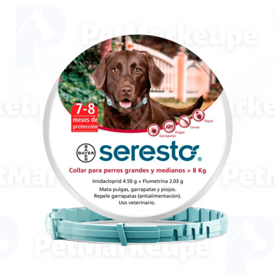 Seresto Collar Antipulgas para perros >8Kg1