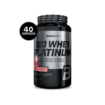 PROTEÍNA ISO WHEY PLATINUM 40 SRV 908 g