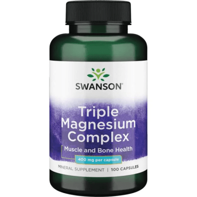 TRIPLE MAGNESIUM COMPLEX 100 Cápsulas 400 mg c/u