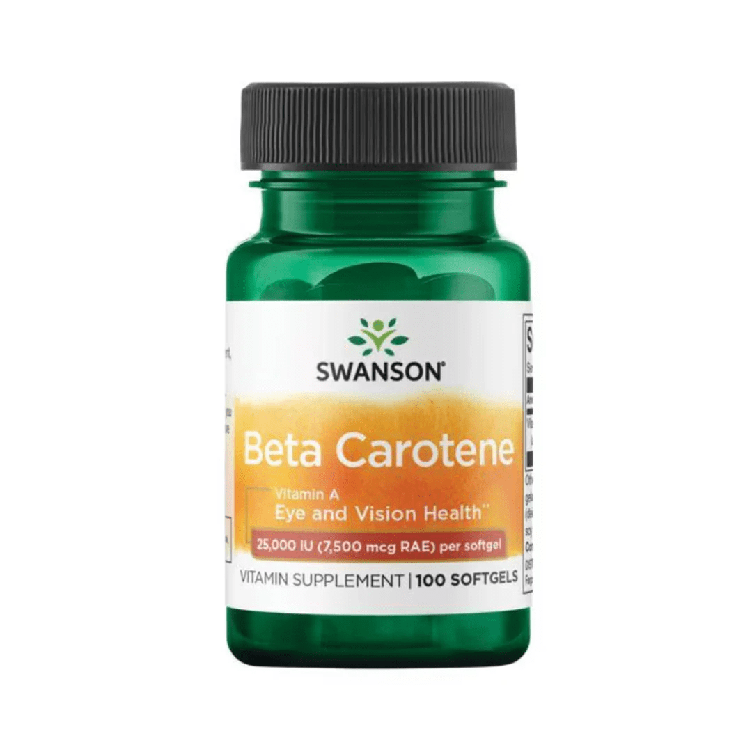 SW BETA CAROTENE 25.000 UI (7.500 MCG RAE) 100 Sgels1