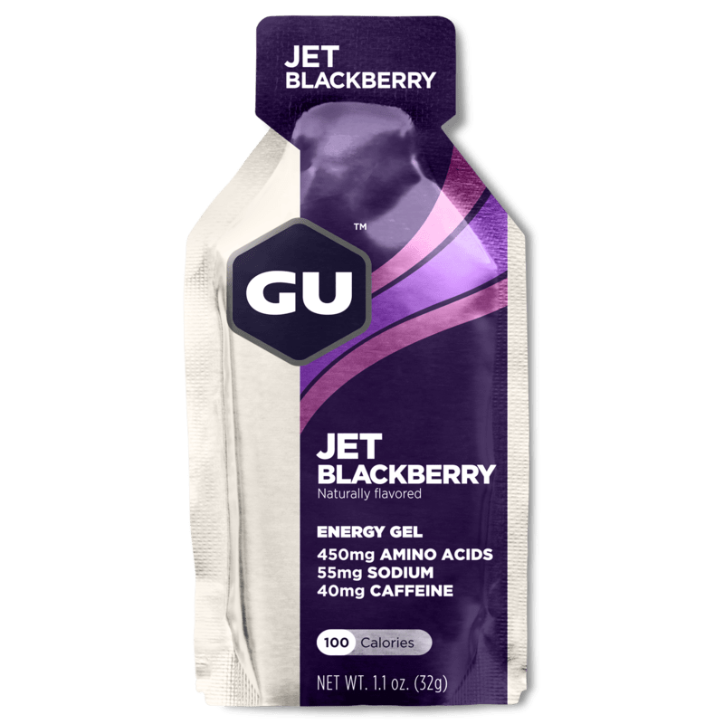 GU ENERGY GEL, JET BLACKBERRY 32 g c/u1
