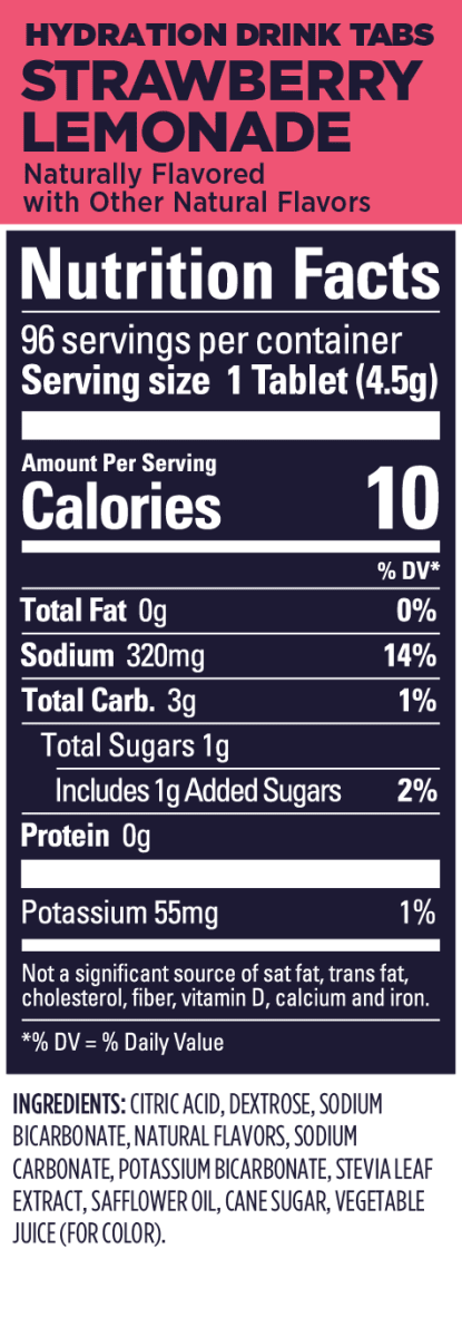 GU HYDRATION DRINK 12 TABS 4,5 g c/u4