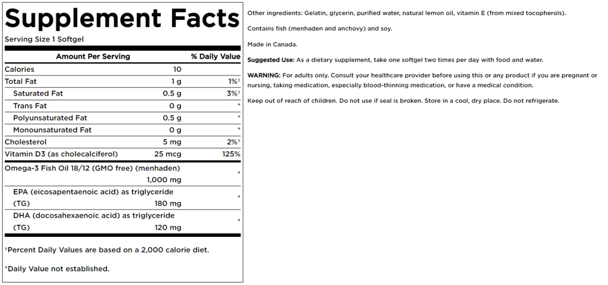 OMEGA 3 FISH OIL 60 cápsulas2