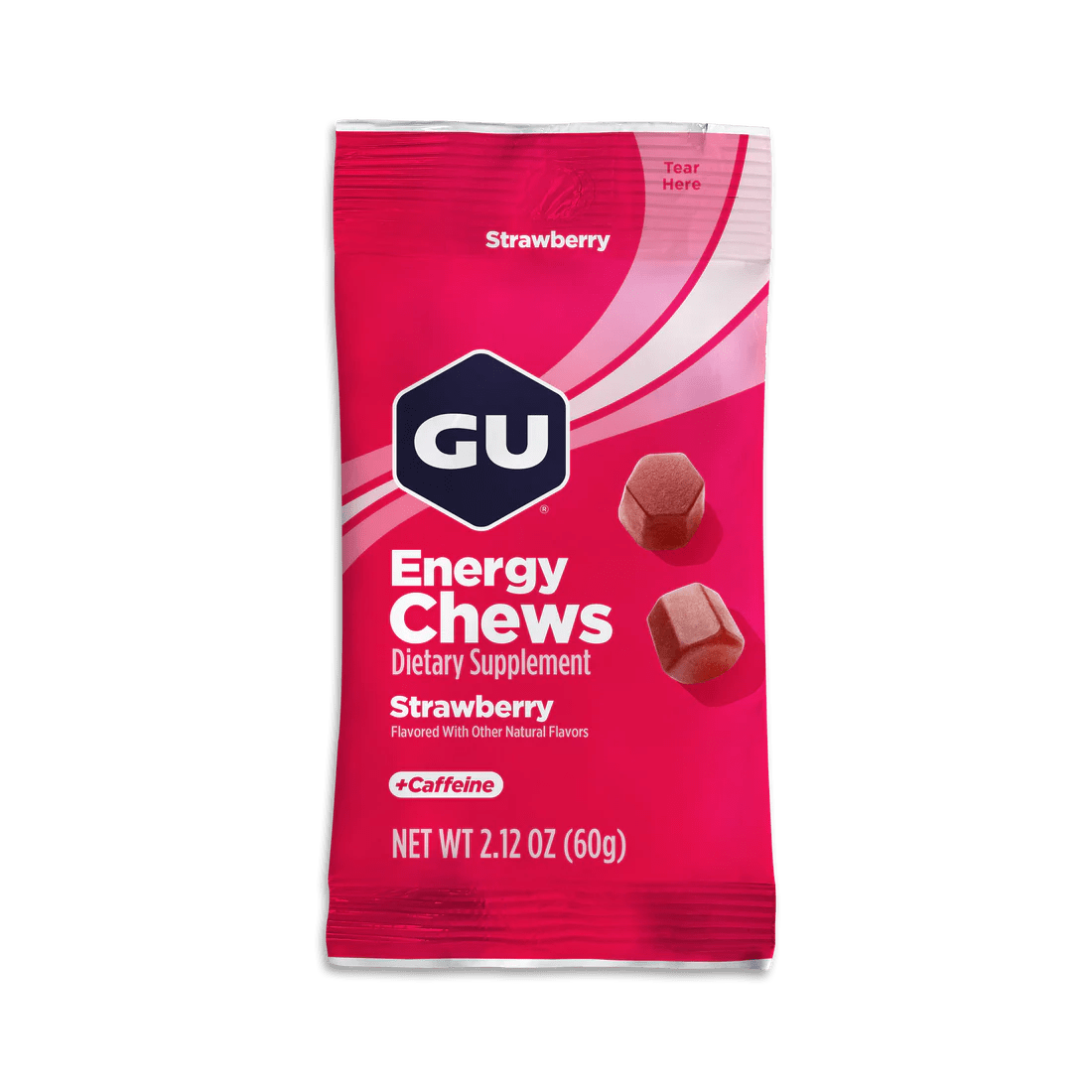 GU ENERGY CHEWS STRAWBERRY 60 g2